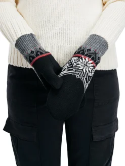 Dale of Norway Mittens^Moritz Unisex Merino Wool Mittens Black Smoke Offwhite