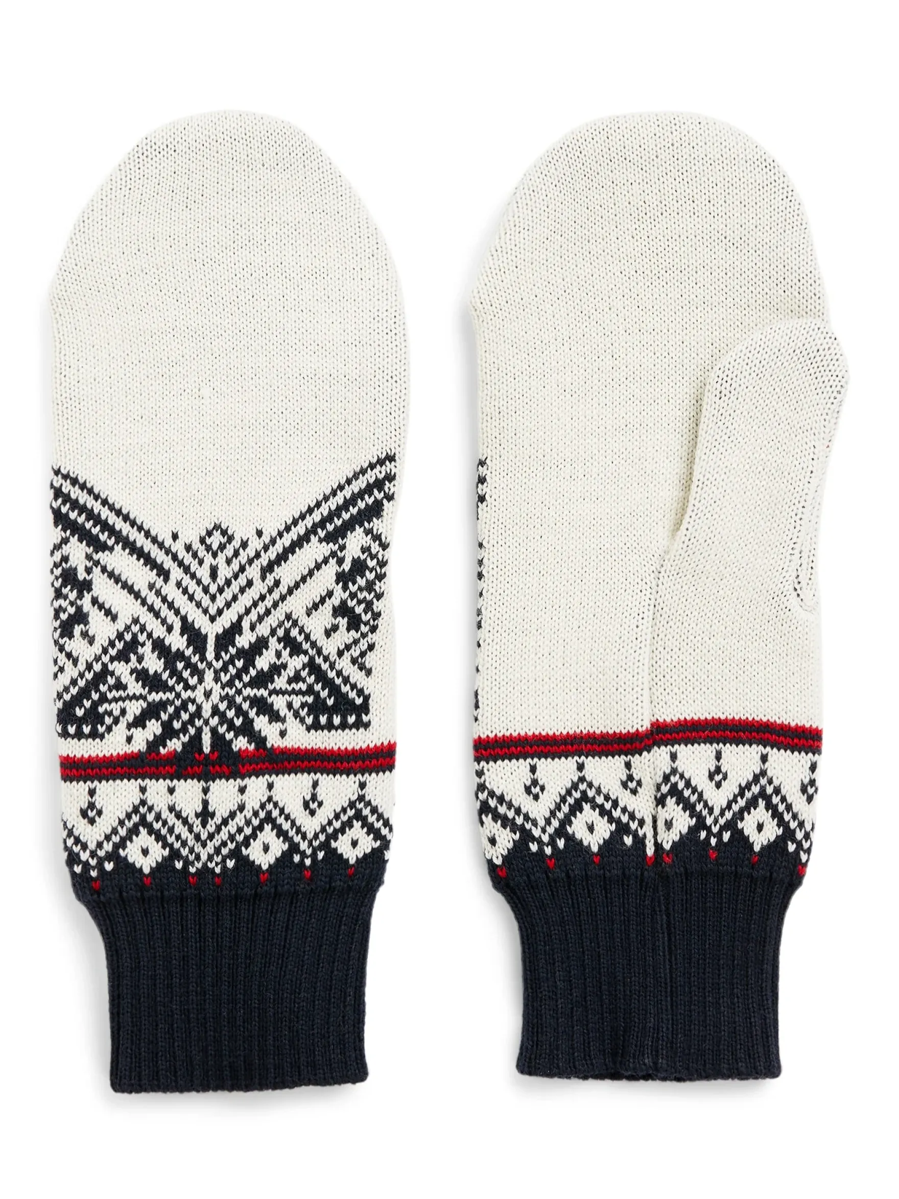 Dale of Norway Mittens^Moritz Unisex Merino Wool Mittens Off White Navy Raspberry