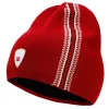Dale of Norway Hats^Mount Olympus Unisex Merino Wool Hat Raspberry Offwhite Navy
