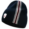 Dale of Norway Hats^Mount Olympus Unisex Merino Wool Hat Navy Raspberry Offwhite