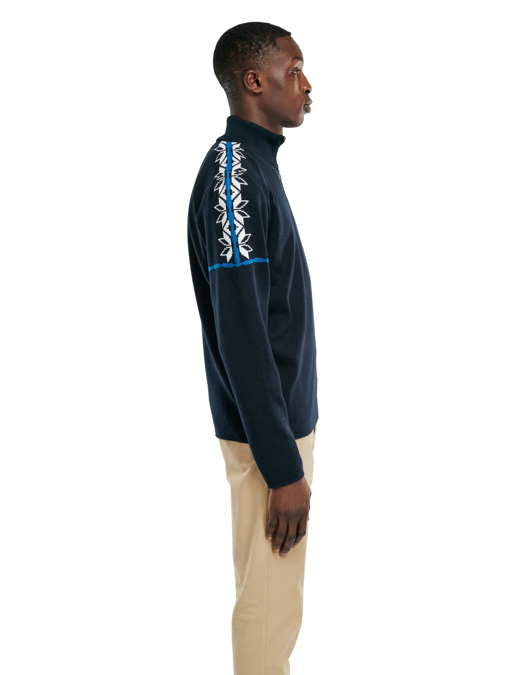 Dale of Norway Half-Zip^Mt. Blatind Men's Sweater - Merino Navy