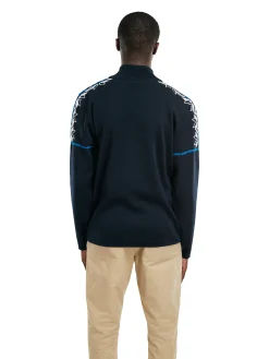 Dale of Norway Half-Zip^Mt. Blatind Men's Sweater - Merino Navy