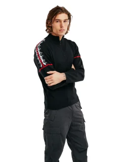 Dale of Norway Half-Zip^Mt. Blatind Men's Sweater - Merino Black
