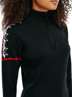 Dale of Norway Half-Zip^Mt. Blatind Women's Sweater - Merino Black