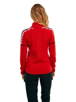 Dale of Norway Half-Zip^Mt. Blatind Women's Sweater - Merino Red