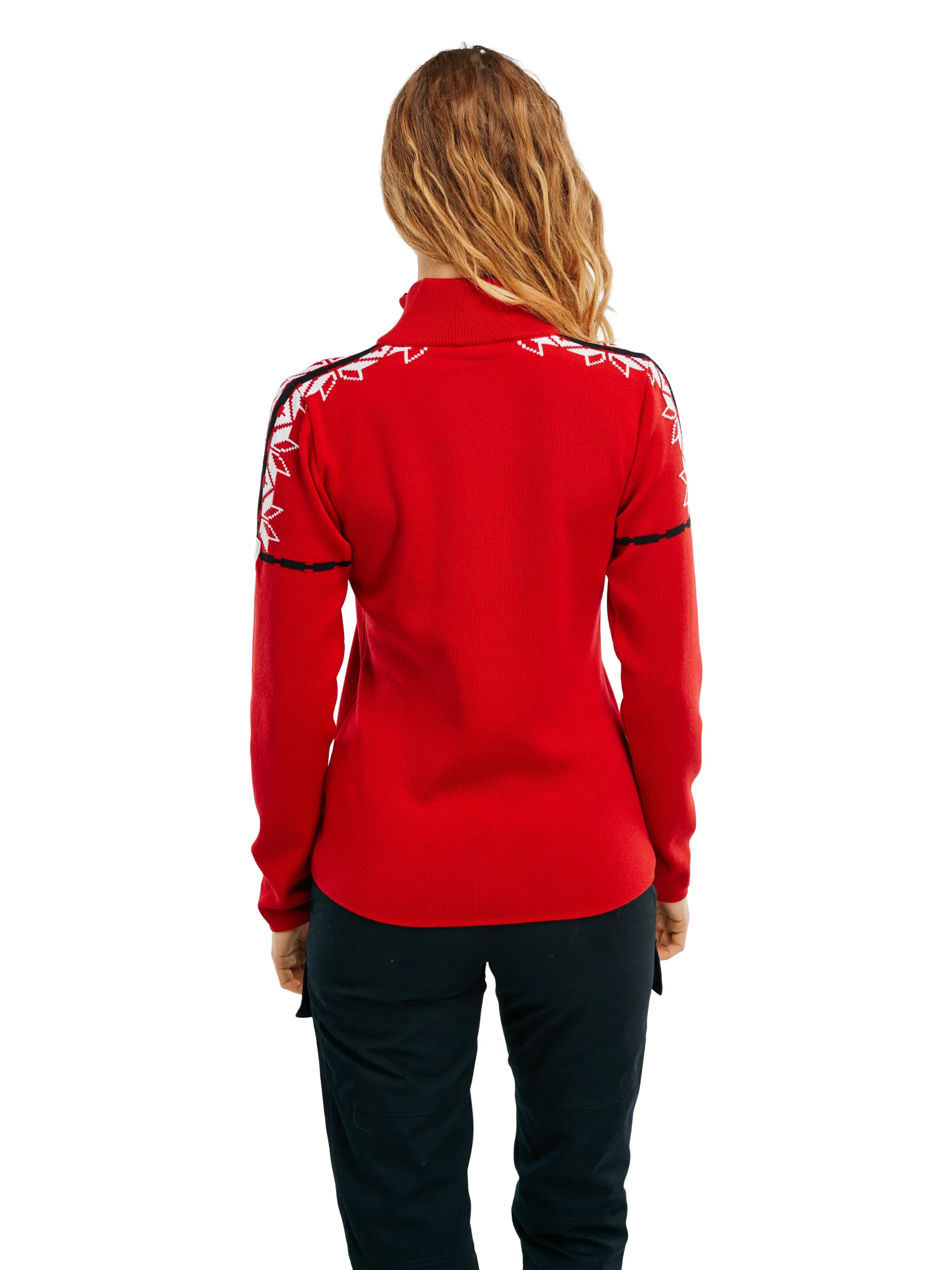 Dale of Norway Half-Zip^Mt. Blatind Women's Sweater - Merino Red