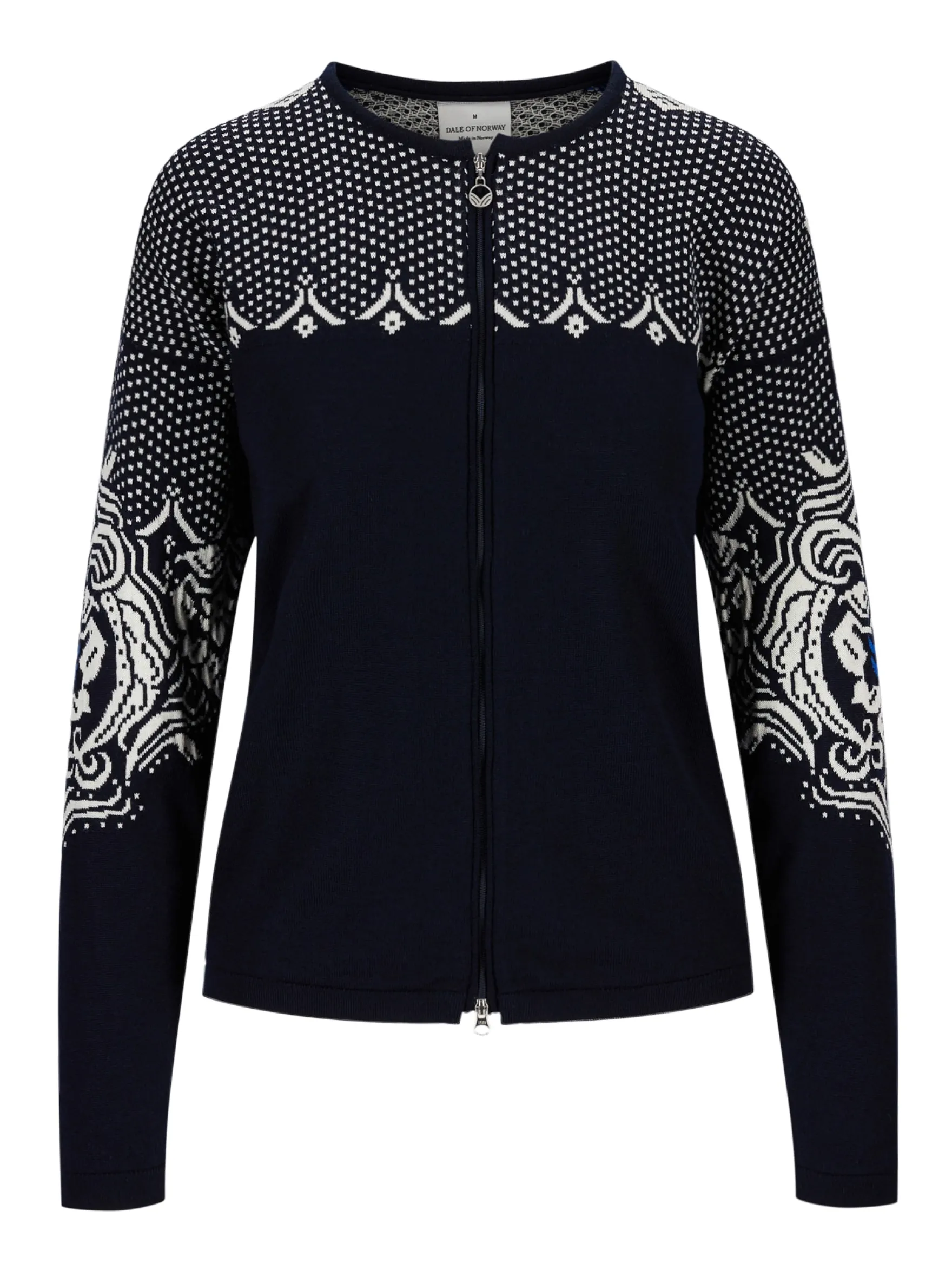 Dale of Norway Short Jackets & Cardigans^Rosendal Women's Jacket Navy Offwhite Ultramarine