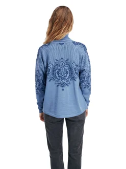 Dale of Norway Turtle-Neck^Rosendal Women's Sweater Blueshadow Indigo