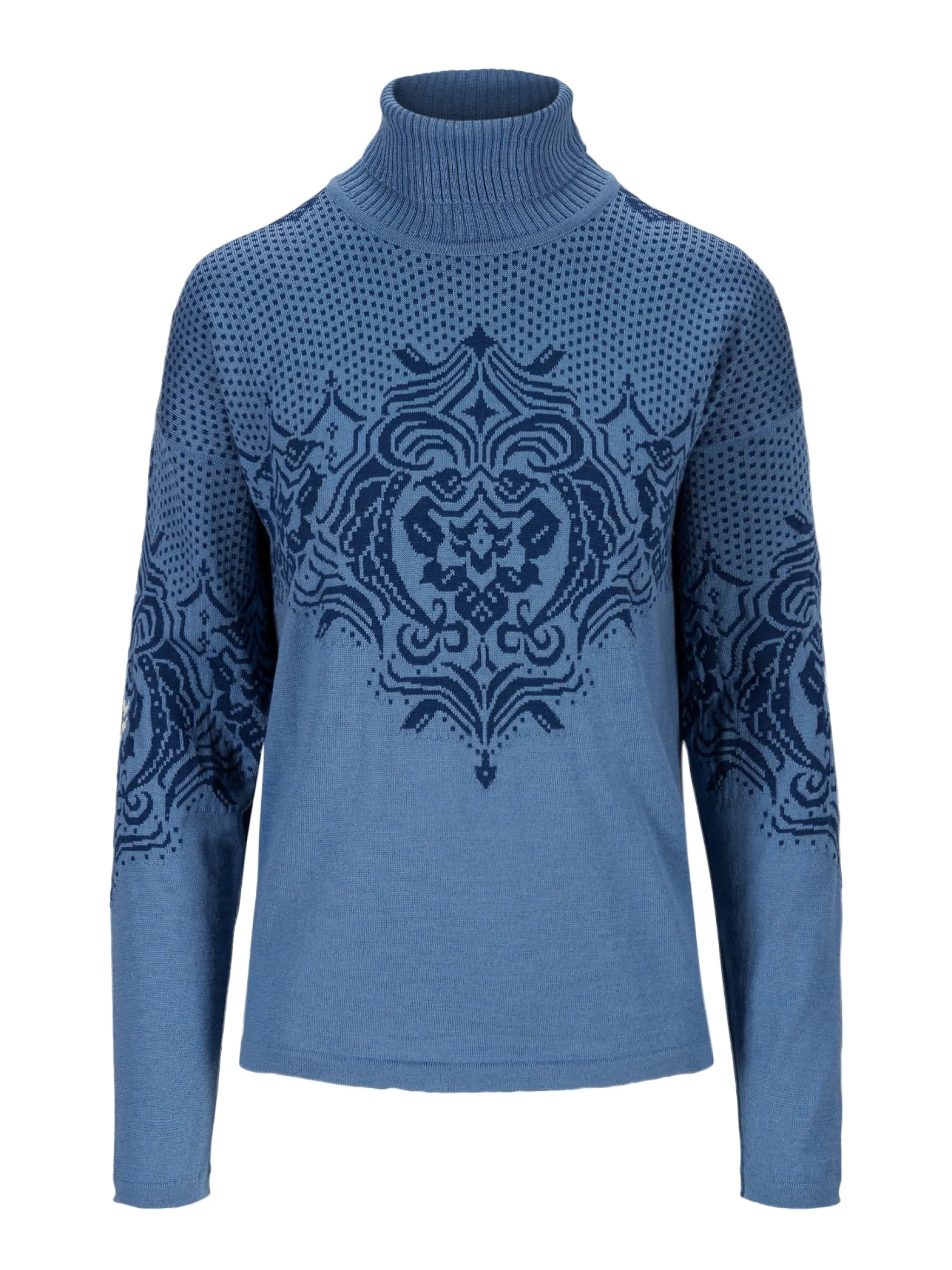Dale of Norway Turtle-Neck^Rosendal Women's Sweater Blueshadow Indigo