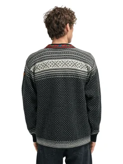 Dale of Norway Short Jackets & Cardigans^Setesdal Lusekofte Jacket - Norwegian Wool Black Offwhite