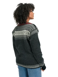 Dale of Norway Half-Zip^Setesdal Sweater - Norwegian Wool Black Offwhite