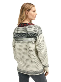 Dale of Norway Half-Zip^Setesdal Sweater - Norwegian Wool Offwhite Black