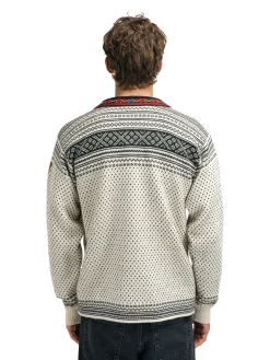 Dale of Norway Half-Zip^Setesdal Sweater - Norwegian Wool Offwhite Black