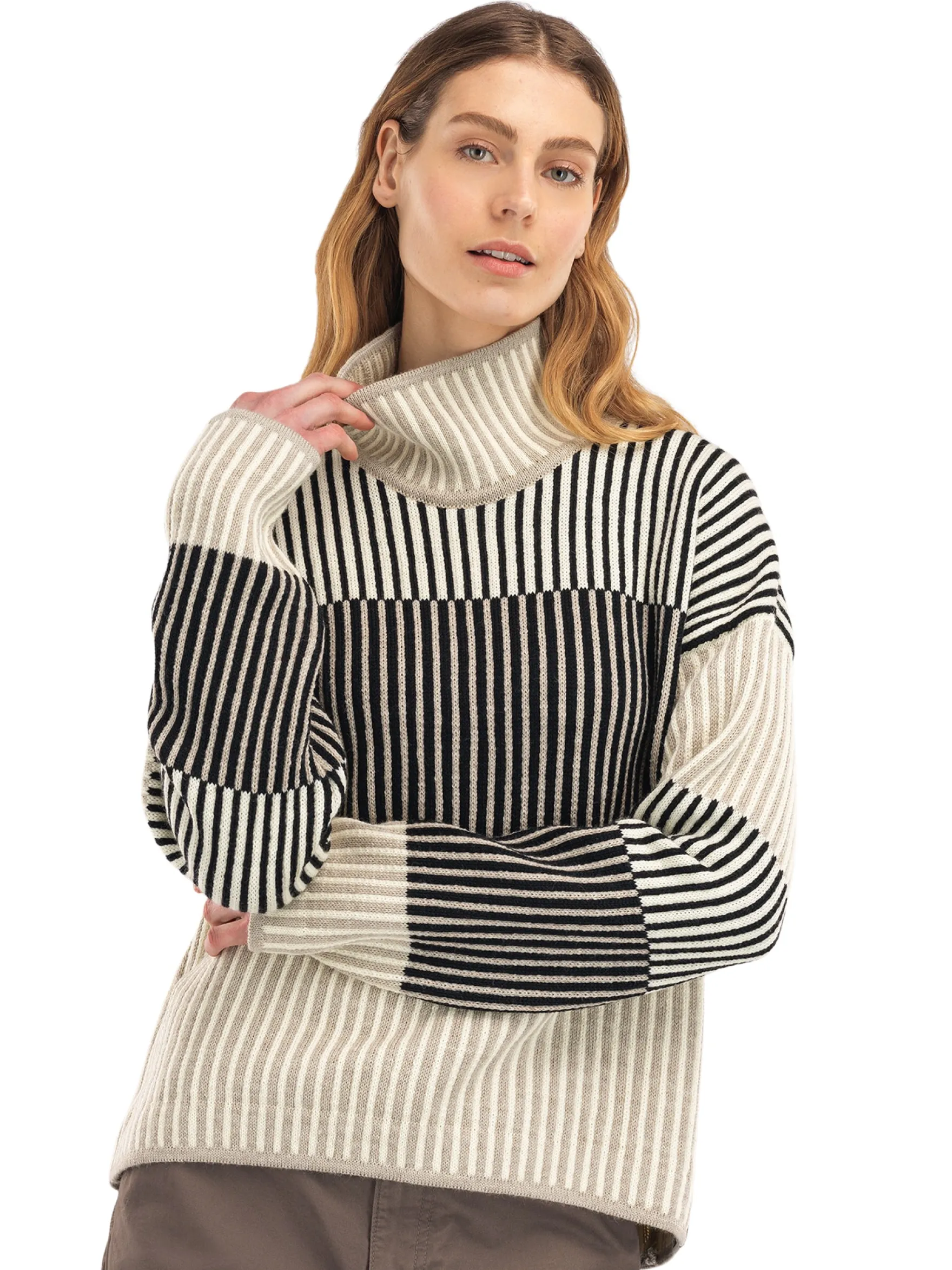 Dale of Norway Turtle-Neck^Skarstind Women's Sweater Offwhite Sand