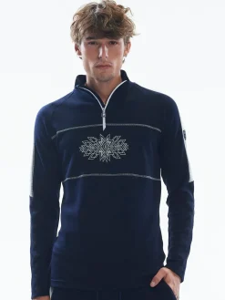 Dale of Norway Next-To-Skin^Spirit Basic Men's - Superfine Merino Navy Offwhite