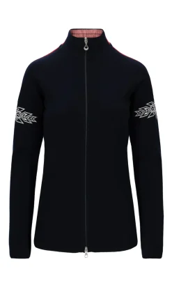 Dale of Norway Short Jackets & Cardigans^Spirit Women's Jacket - Merino Wool Navy Offwhite Raspberry