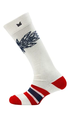 Dale of Norway Socks^Spirit Wool Socks High Offwhite Navy Raspberry