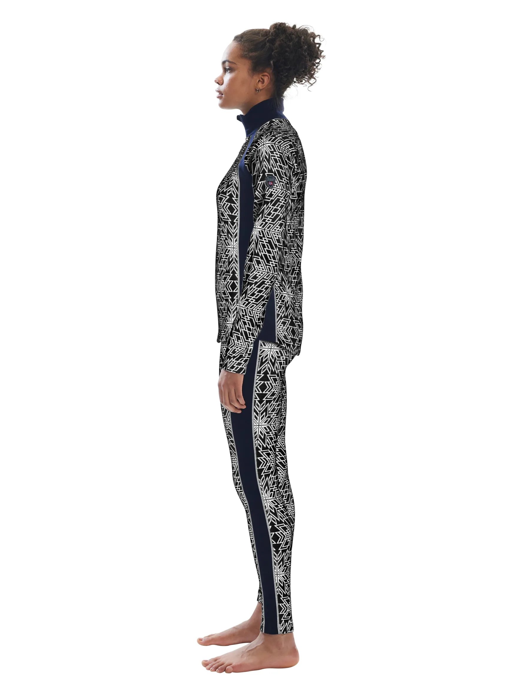 Dale of Norway See All^Stargaze Basic Leggings Navy Offwhite
