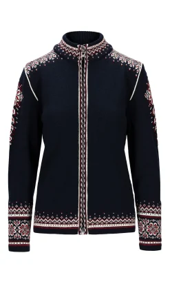 Dale of Norway Short Jackets & Cardigans^140Th Anniversary Women's Wool Jacket Navy Red Rose Off White