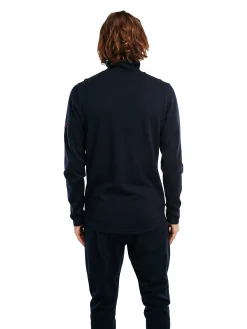 Dale of Norway Next-To-Skin^Tindefjell Basic Men's Merino Wool Basic Sweater Navy Offwhite Raspberry