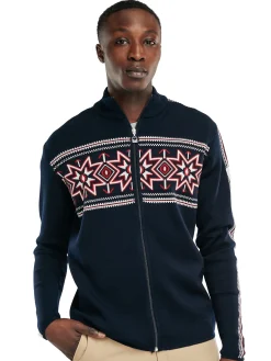 Dale of Norway See All^Tindefjell Men's Merino Wool Jacket Marine
