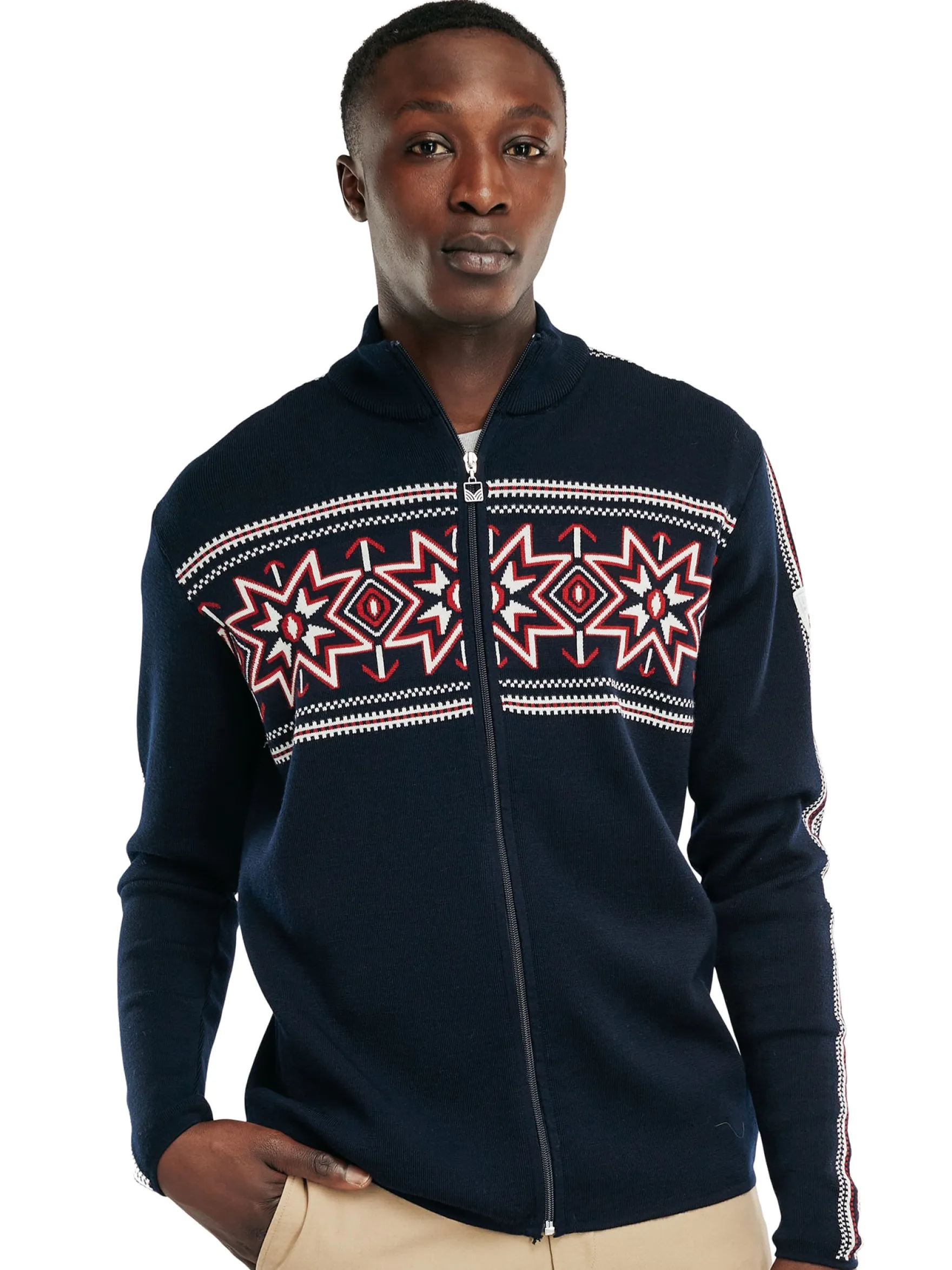 Dale of Norway See All^Tindefjell Men's Merino Wool Jacket Marine