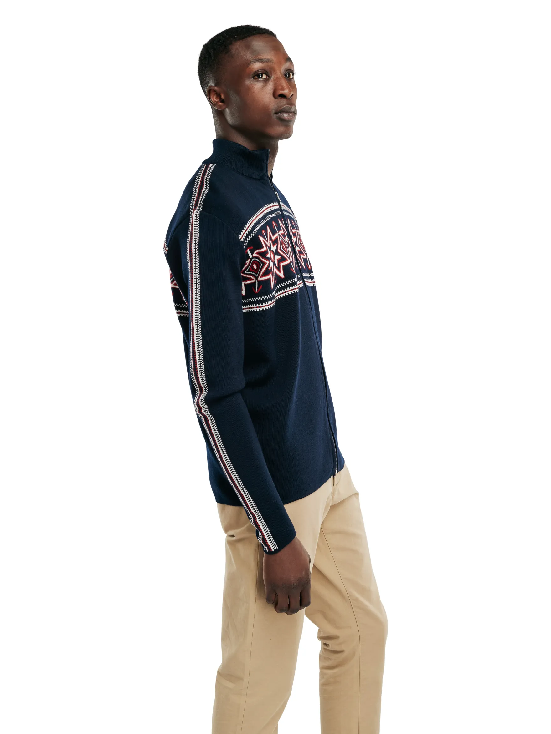 Dale of Norway See All^Tindefjell Men's Merino Wool Jacket Marine