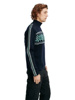 Dale of Norway Turtle-Neck^Tindefjell Men's Sweater - Merino Navy