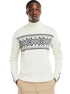 Dale of Norway Turtle-Neck^Tindefjell Men's Sweater - Merino Off White
