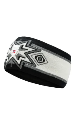 Dale of Norway Headbands^Tindefjell Unisex Merino Wool Headband Offwhite Navy Smoke