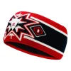 Dale of Norway Headbands^Tindefjell Unisex Merino Wool Headband Navy Raspberry Offwhite