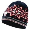 Dale of Norway Hats^Tindefjell Unisex Merino Wool Hat Navy Offwhite Raspberry