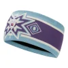 Dale of Norway Headbands^Tindefjell Unisex Merino Wool Headband Darkpurple Iceblue