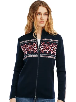 Dale of Norway Short Jackets & Cardigans^Tindefjell Women's Merino Wool Jacket Navy
