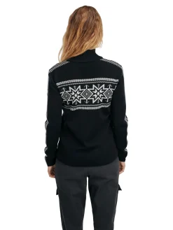 Dale of Norway Turtle-Neck^Tindefjell Women's Sweater - Merino Black