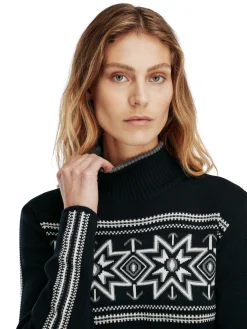 Dale of Norway Turtle-Neck^Tindefjell Women's Sweater - Merino Black