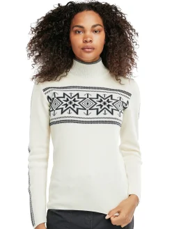 Dale of Norway Turtle-Neck^Tindefjell Women's Sweater - Merino Off White
