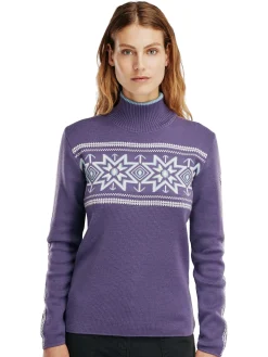 Dale of Norway Turtle-Neck^Tindefjell Women's Sweater - Merino Darkpurple