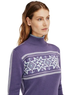 Dale of Norway Turtle-Neck^Tindefjell Women's Sweater - Merino Darkpurple