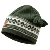 Dale of Norway Hats^Vail Hat - Norwegian Wool Dark Green Offwhite Carcoal