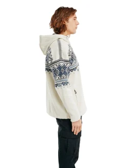 Dale of Norway Weatherproof^Vail Weatherproof Men's Norwegian Wool Hoodie Offwhite Navy Blue Shadow