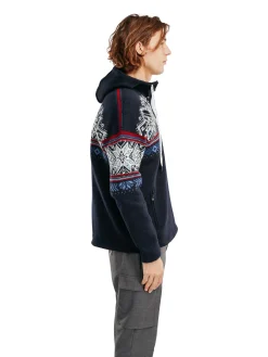 Dale of Norway Weatherproof^Vail Weatherproof Men's Norwegian Wool Hoodie Navy Indigo Blueshadow