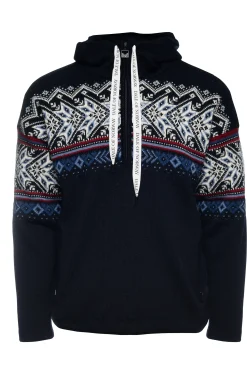 Dale of Norway Weatherproof^Vail Weatherproof Men's Norwegian Wool Hoodie Navy Indigo Blueshadow