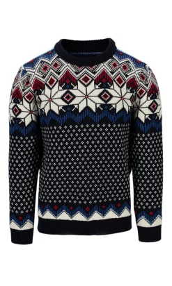 Dale of Norway Round Neck^Vegard Men's Knit Sweater Navy Offwhite Ultramarin Rasb