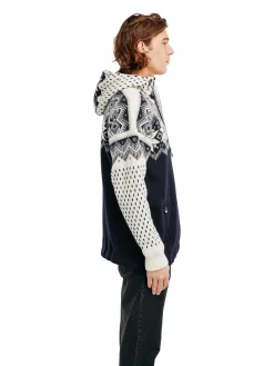 Dale of Norway Weatherproof^Vegard Weatherproof Men's Hoodie - Norwegian Wool Navy Offwhite Smoke