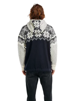 Dale of Norway Weatherproof^Vegard Weatherproof Men's Hoodie - Norwegian Wool Navy Offwhite Smoke