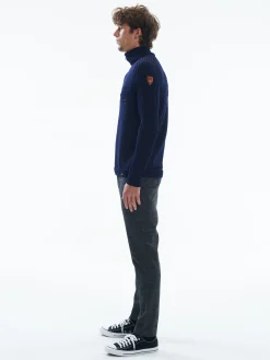 Dale of Norway Half-Zip^Vegvisir Men's Sweater - Norwegian Wool Navy