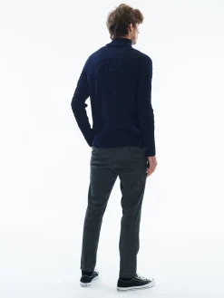 Dale of Norway Half-Zip^Vegvisir Men's Sweater - Norwegian Wool Navy