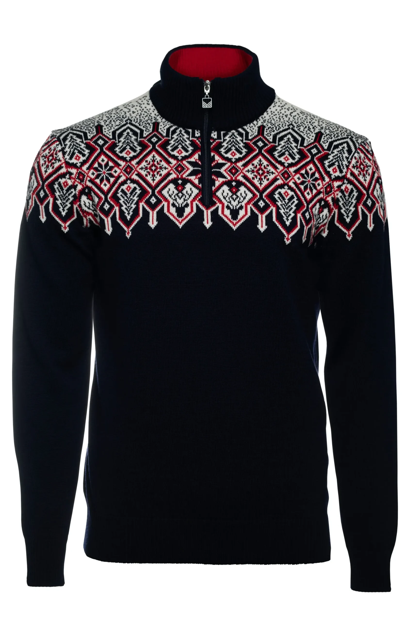 Dale of Norway Half-Zip^Winterland Men's Merino Wool Sweater Navy